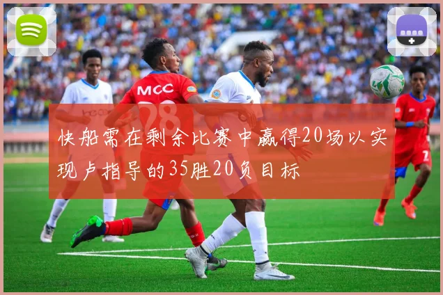 快船需在剩余比赛中赢得20场以实现卢指导的35胜20负目标